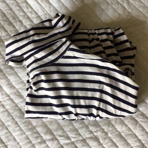 Striped boxy turtleneck from Rivet & Thread.